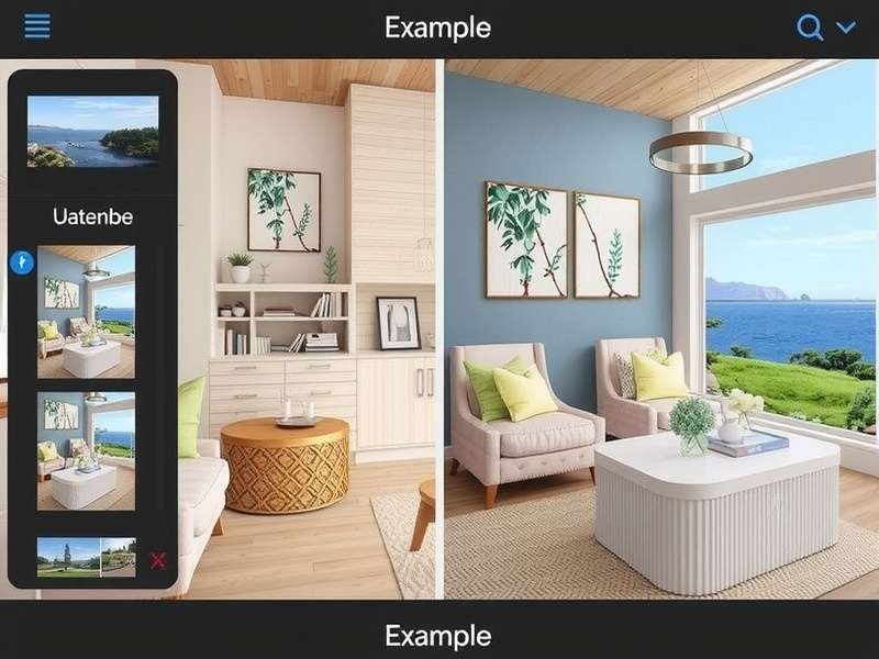 Coastal Dream Home Styling Game Interface